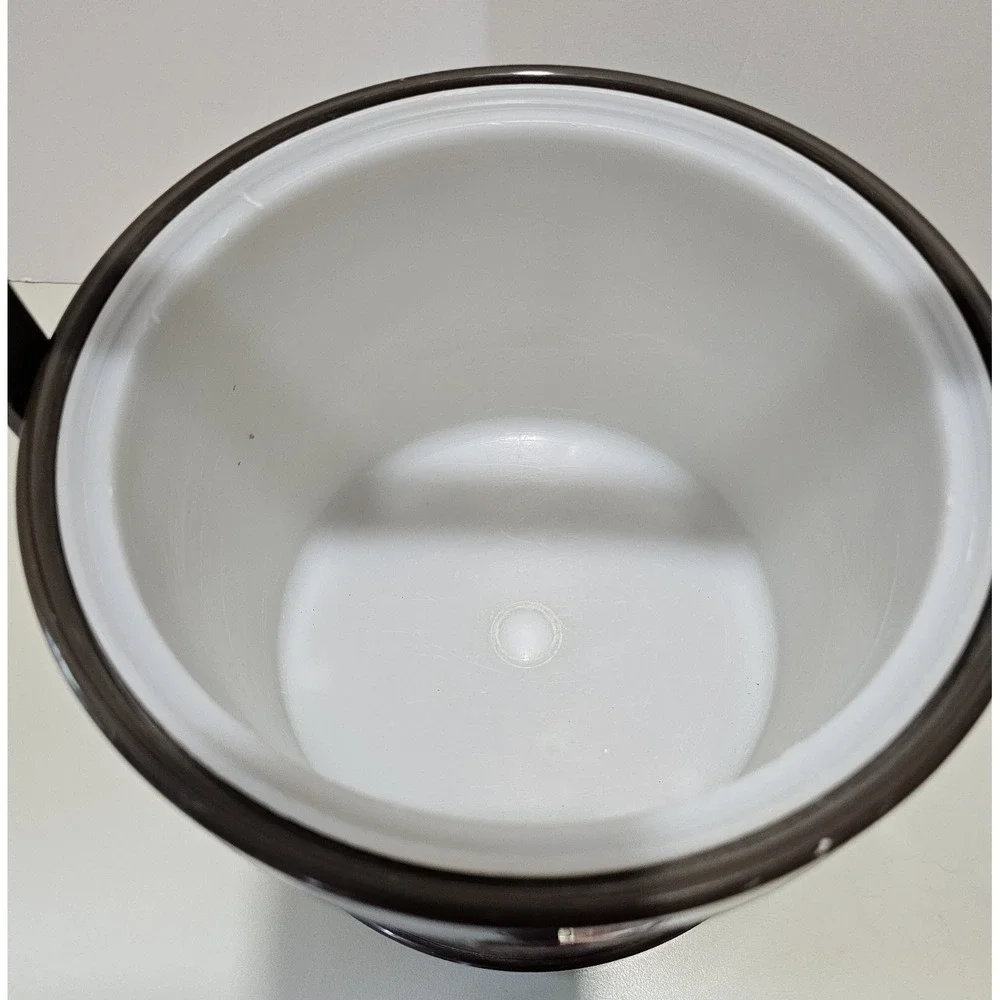 Vintage Ice Bucket Faux Wood